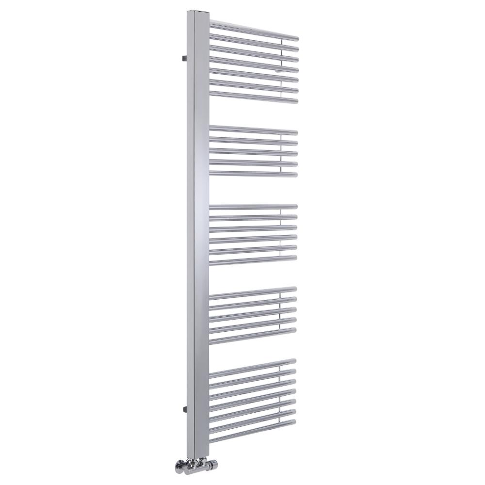 Bosa - Chrome Hydronic Designer Towel Warmer - 63" x 23.5"