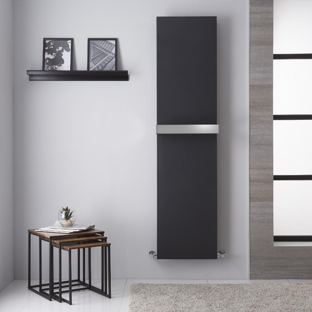 Trevi - Anthracite Vertical Designer Radiator - 70.75" x 17.75"