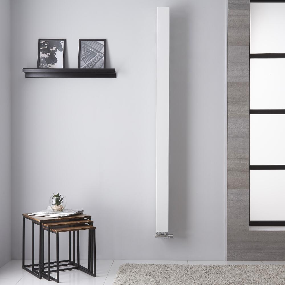 One - White Hydronic Designer Radiator - 70.75" x 4"