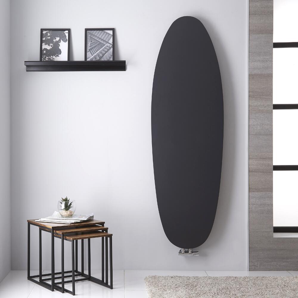 Sovana - Anthracite Vertical Designer Radiator - 68" x 21"