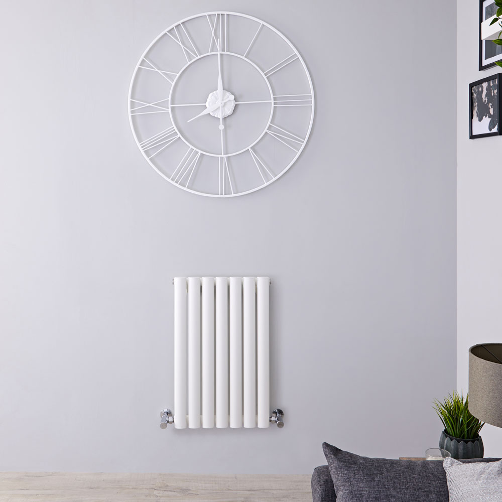 Revive - White Horizontal Single-Panel Designer Radiator - 25" x 16.25"