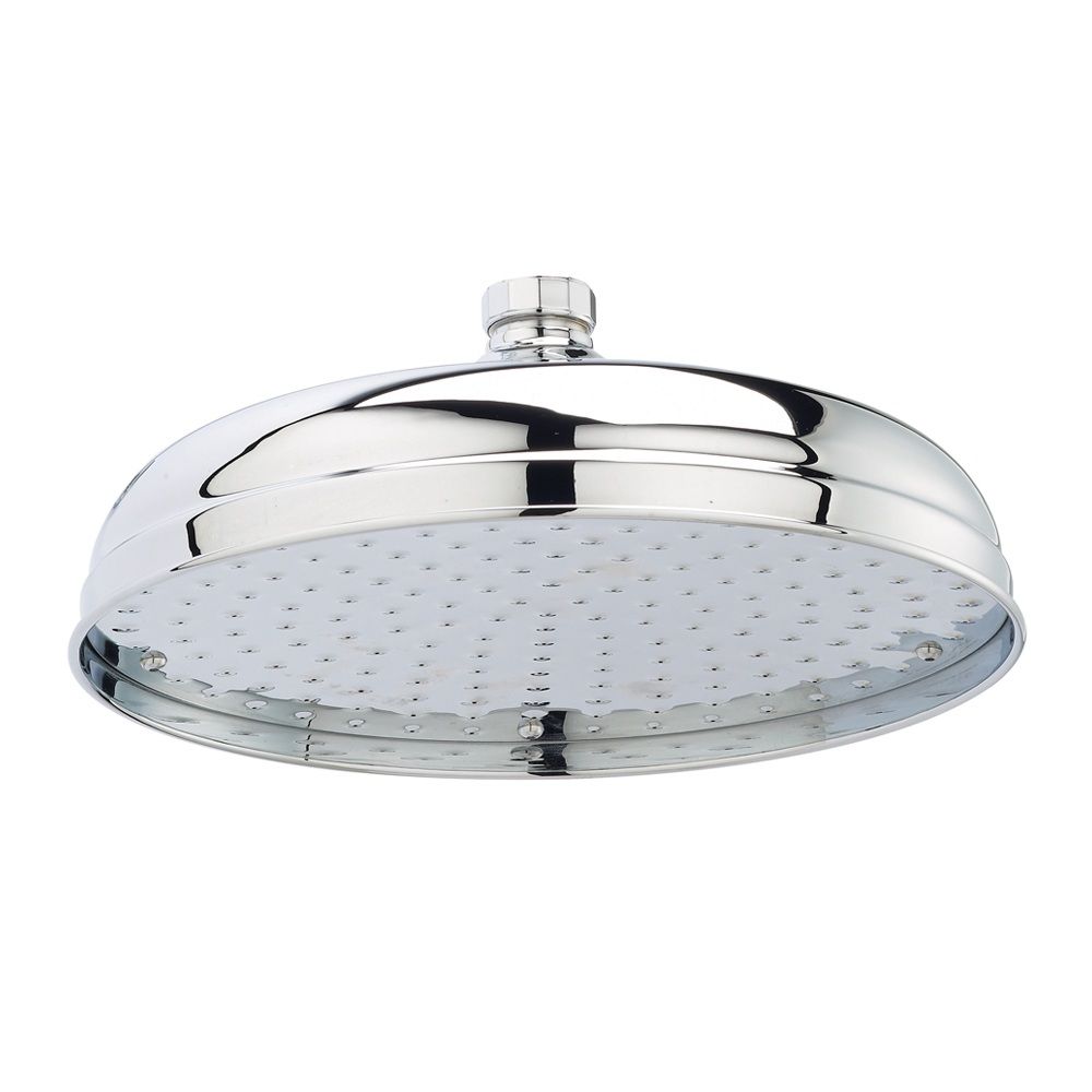 12" Chrome Apron Fixed Head