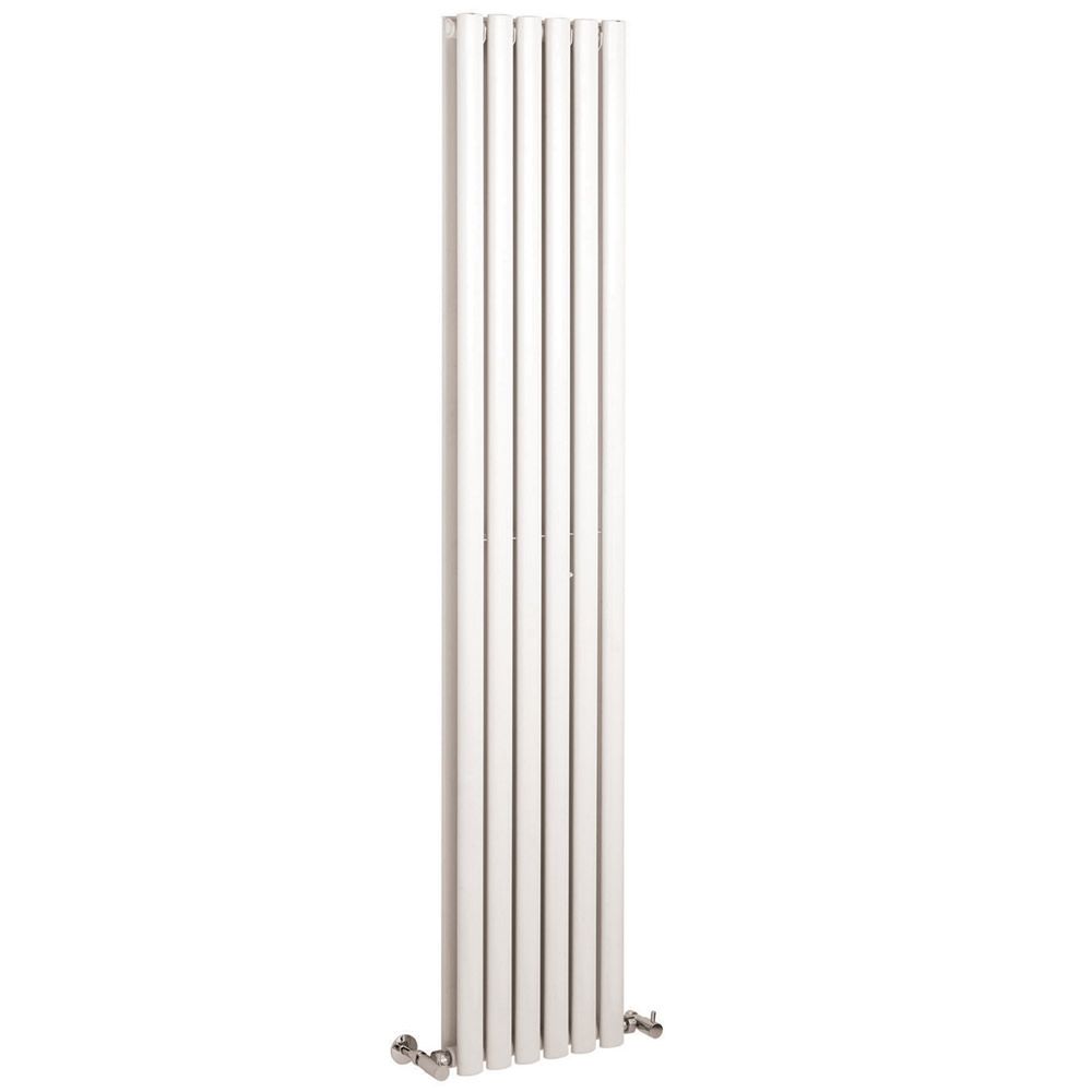 Revive - White Vertical Double-Panel Designer Radiator - 70.75" x 14"