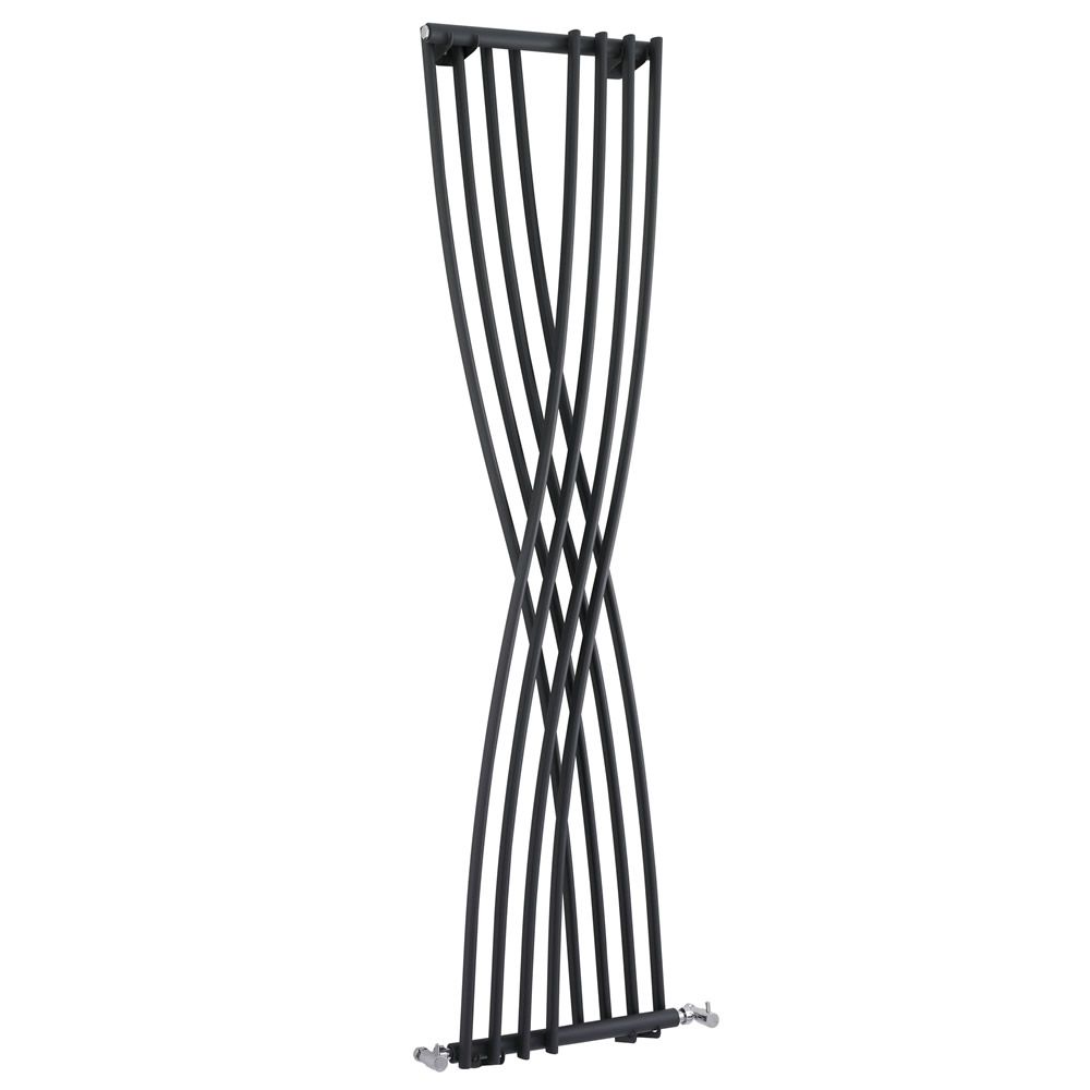 Xcite - Anthracite Vertical Designer Radiator - 70" x 17.75"