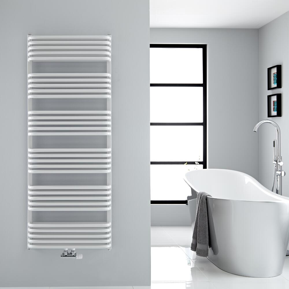 Arch - White Hydronic Heated Towel Warmer - 60.25" x 23.5"