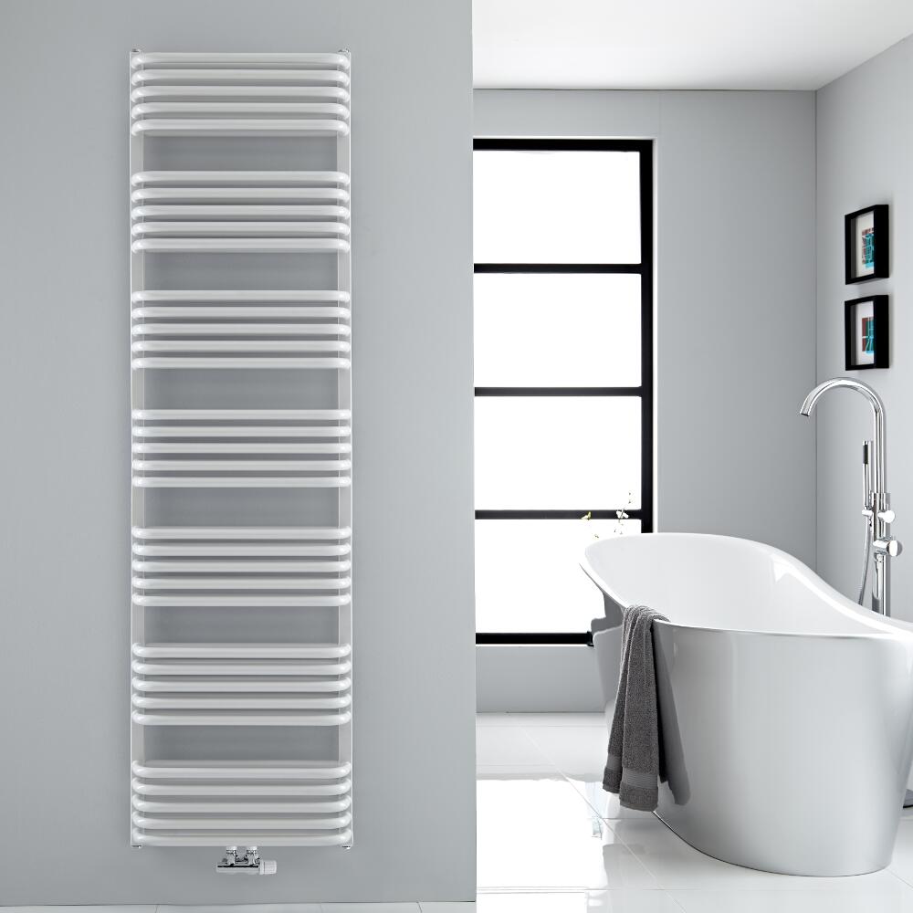 Arch - White Hydronic Heated Towel Warmer - 70.75" x 19.75"