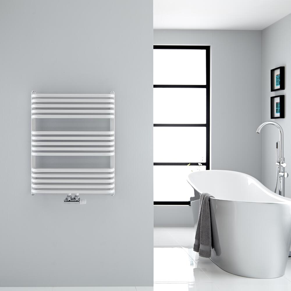 Arch - White Hydronic Heated Towel Warmer - 29" x 23.5"