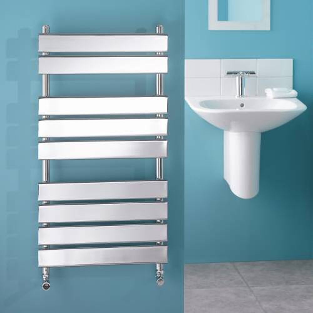 Select - Hydronic Chrome Heated Towel Warmer - 37.5" x 19.75"