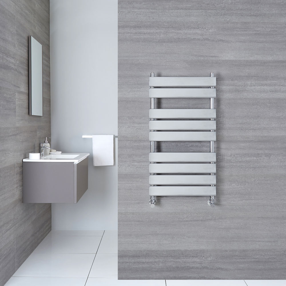 Select - Hydronic Chrome Heated Towel Warmer - 37.5" x 19.75"