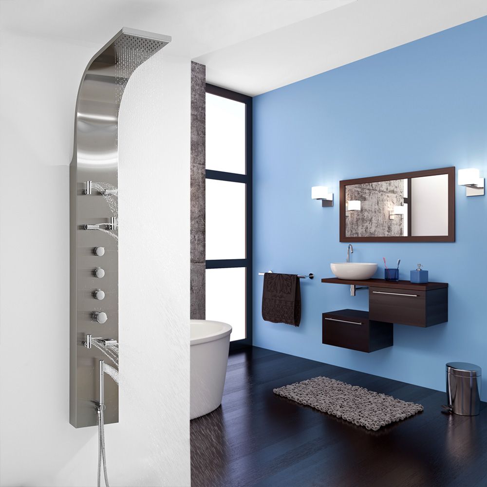 Stainless Steel Thermostatic Shower Panel