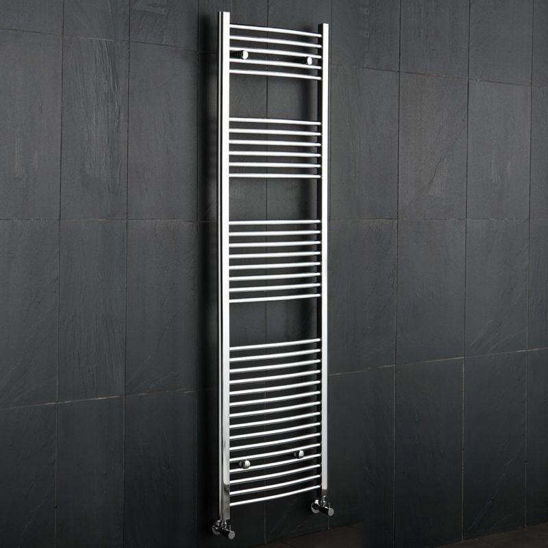 Linosa - Hydronic Chrome Heated Towel Warmer - 70.75" x 19.75"