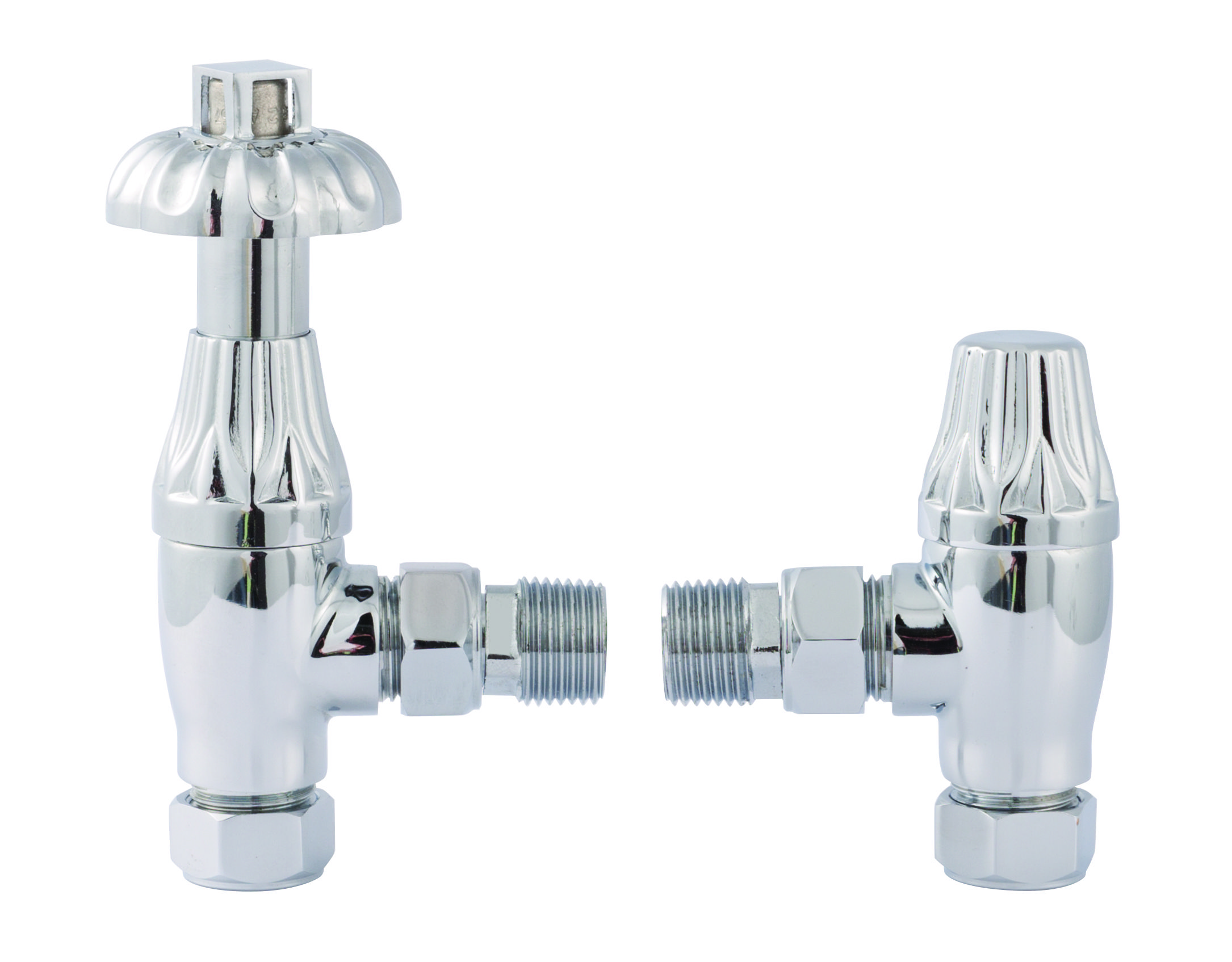 Chrome Thermostatic Radiator Valve Pack
