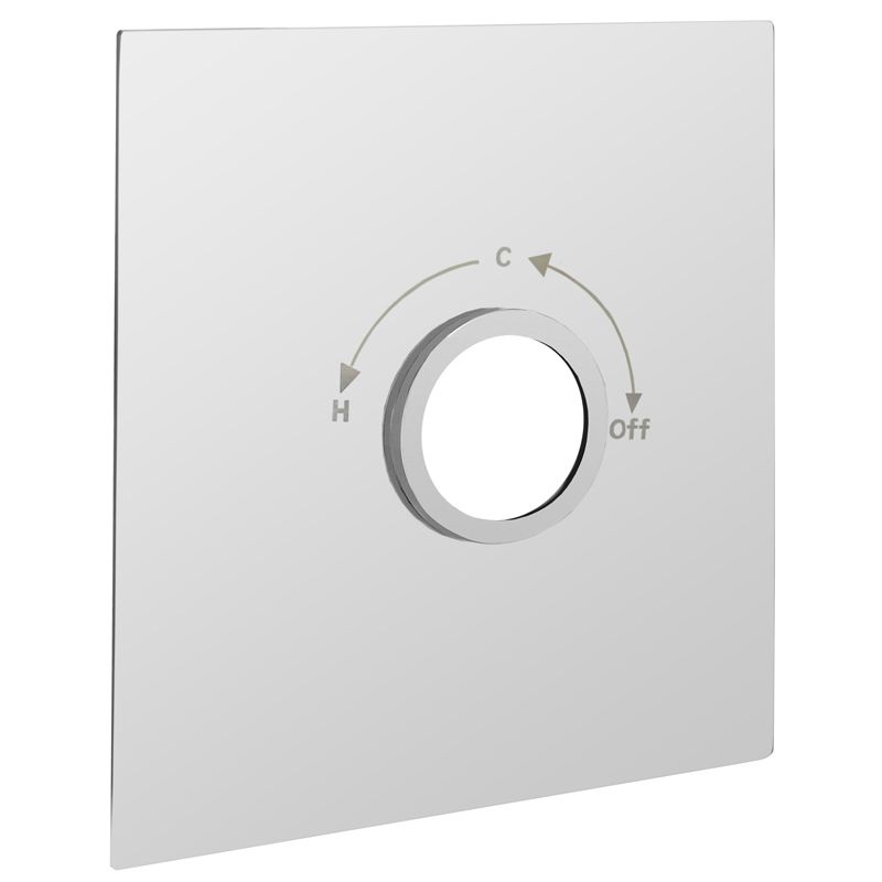 Square concealing plate for VQ12