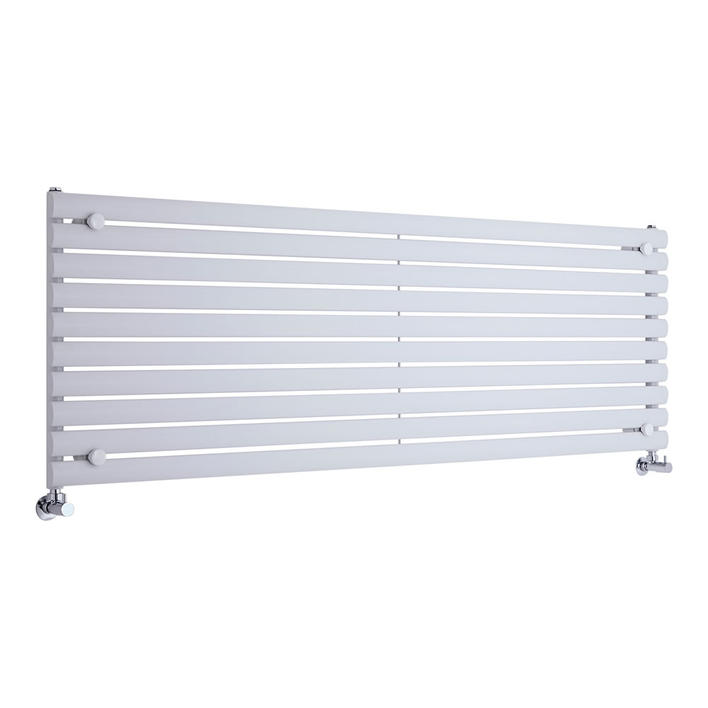 Revive - White Horizontal Single-Panel Designer Radiator - 23.25" x 70"