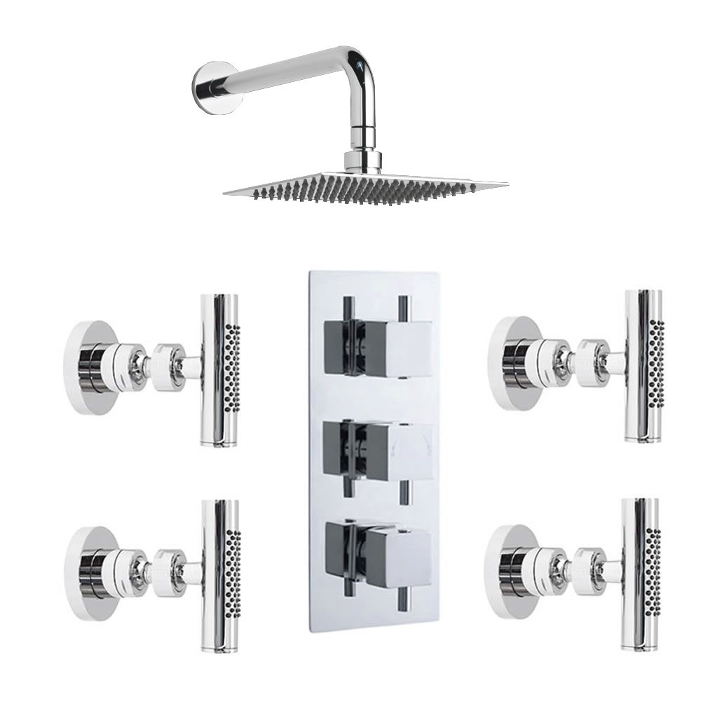 Concealed Chrome Astbury Thermostatic Two-Way (Triple ...