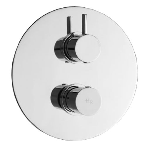Clio Twin Concealed Thermostatic Shower With Diverter 2 Outlets