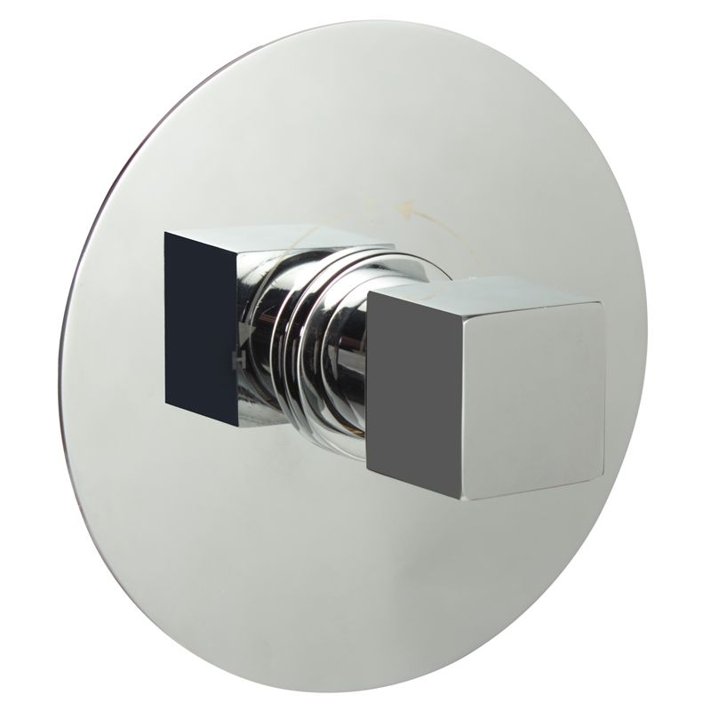 3/4" Sequential Valve, Round Plate & Modern Square Handle