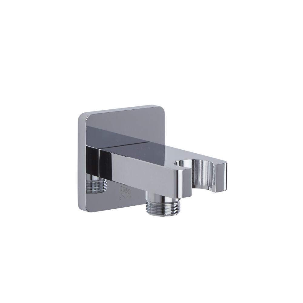 Outlet Elbow with Integrated Bracket - Chrome