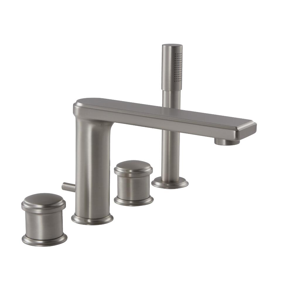 Eclipse - Brushed Nickel Roman Tub Faucet with Hand Shower