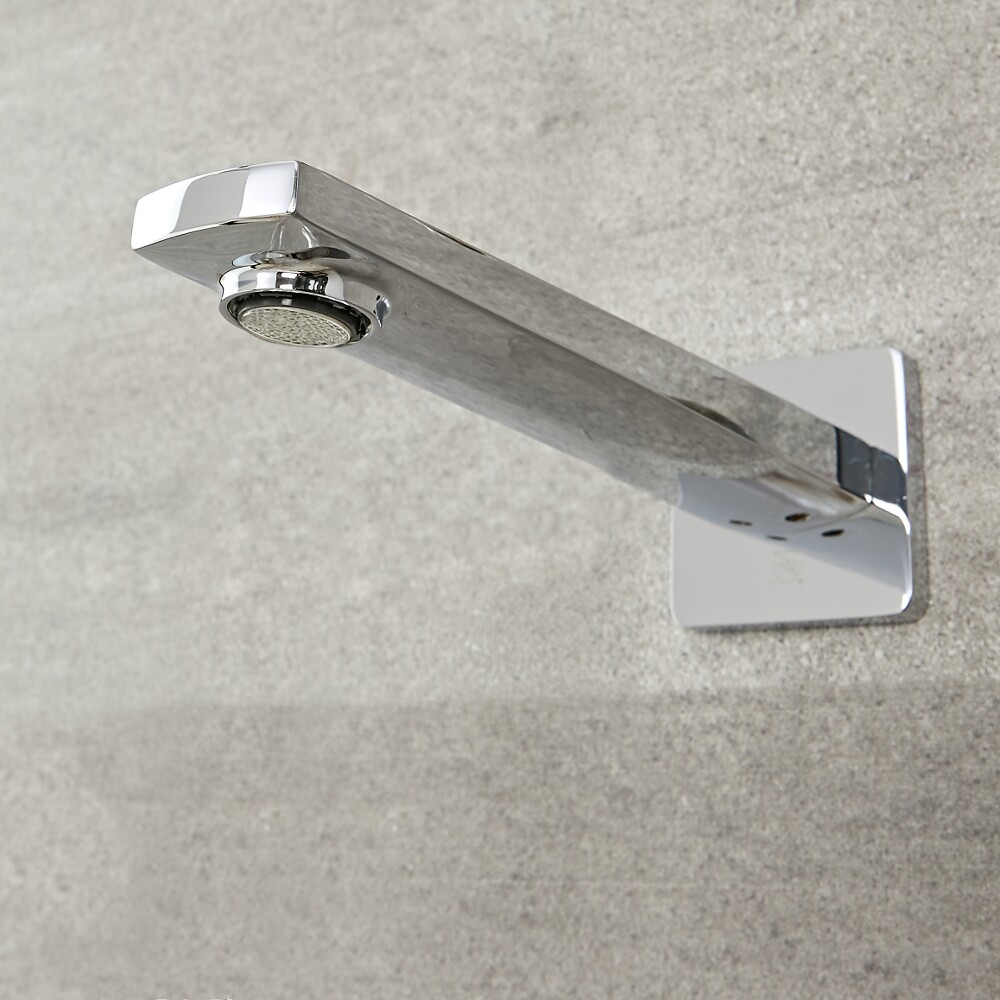 Arcadia - Chrome Wall-Mounted Tub Spout