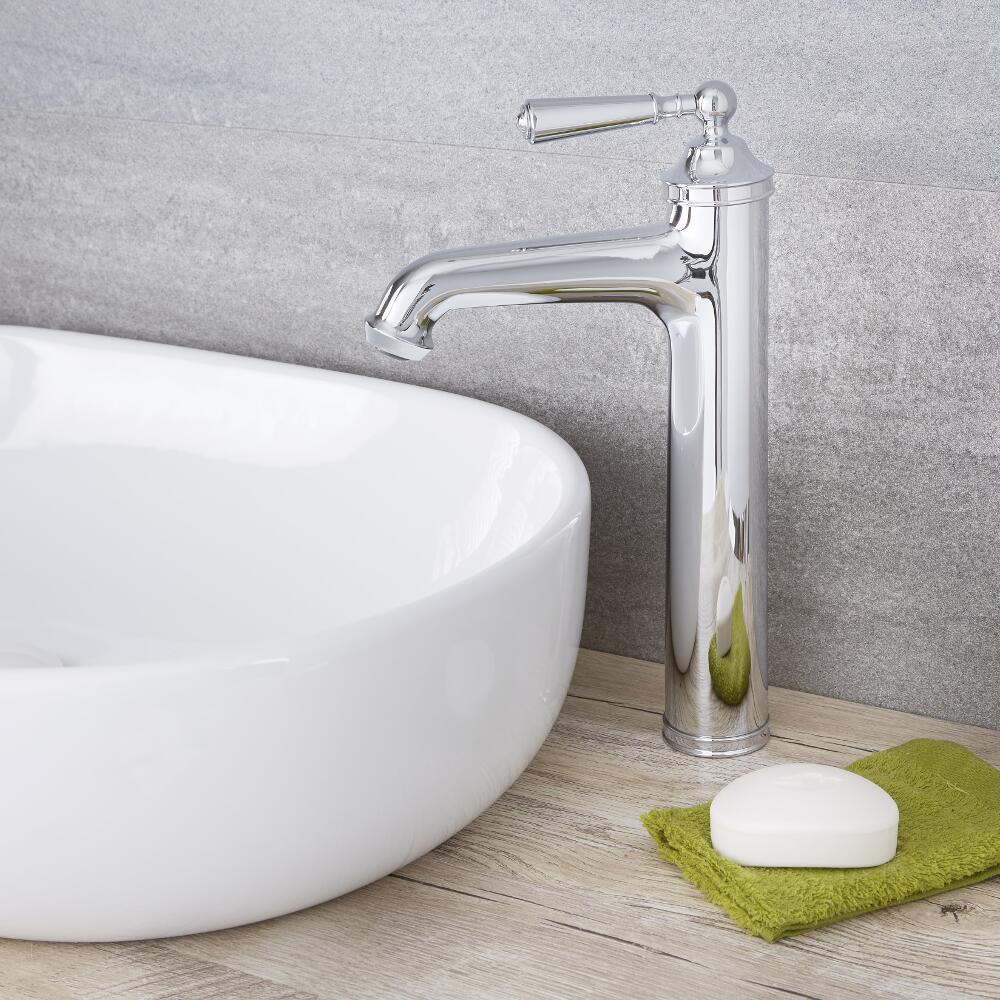 Colworth - Traditional Chrome Single-Hole Vessel Faucet