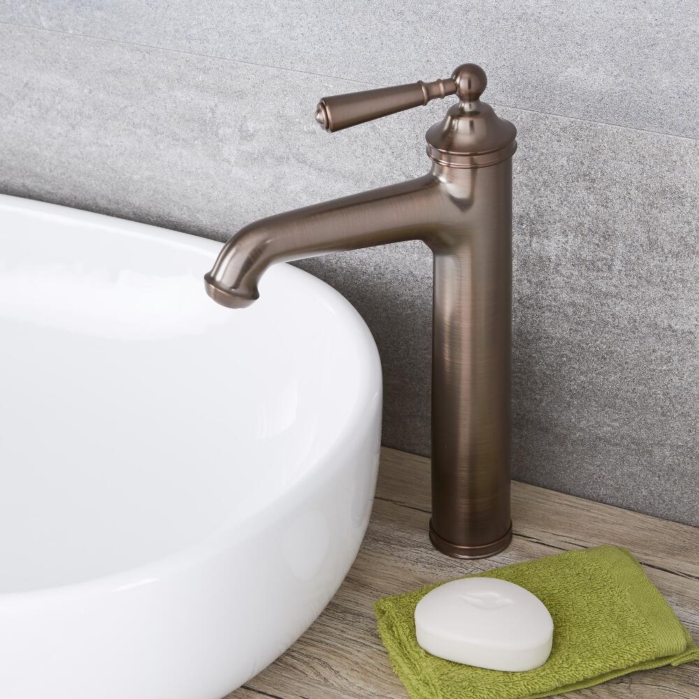 Colworth - Traditional Oil-Rubbed Bronze Single-Hole Vessel Faucet