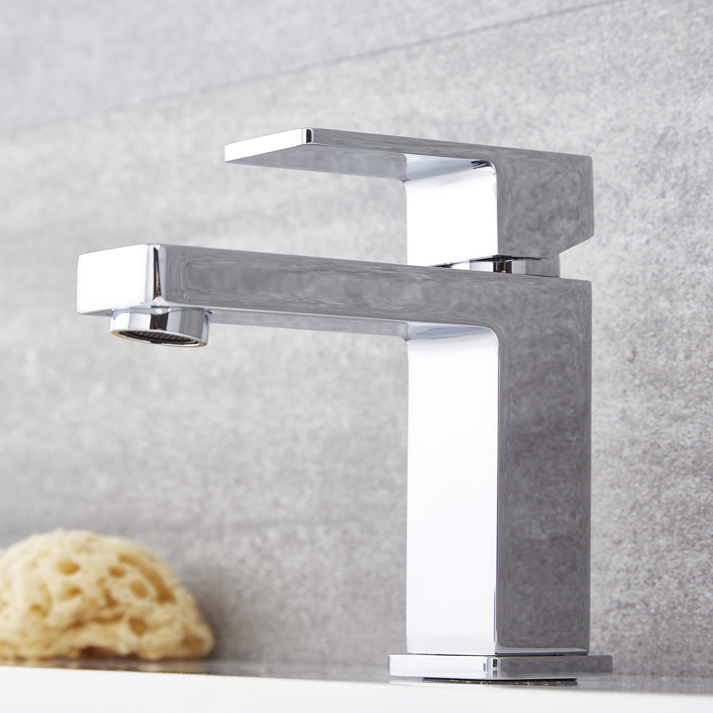 Kubix – Modern Single-Hole Bathroom Faucet - Multiple Finishes Available