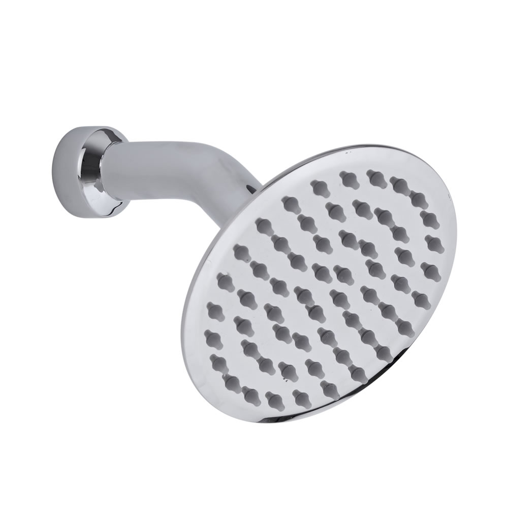 5" Shower Head & Cranked Arm