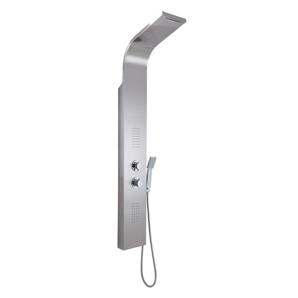 Weston - Stainless Steel Thermostatic Waterfall Shower Panel