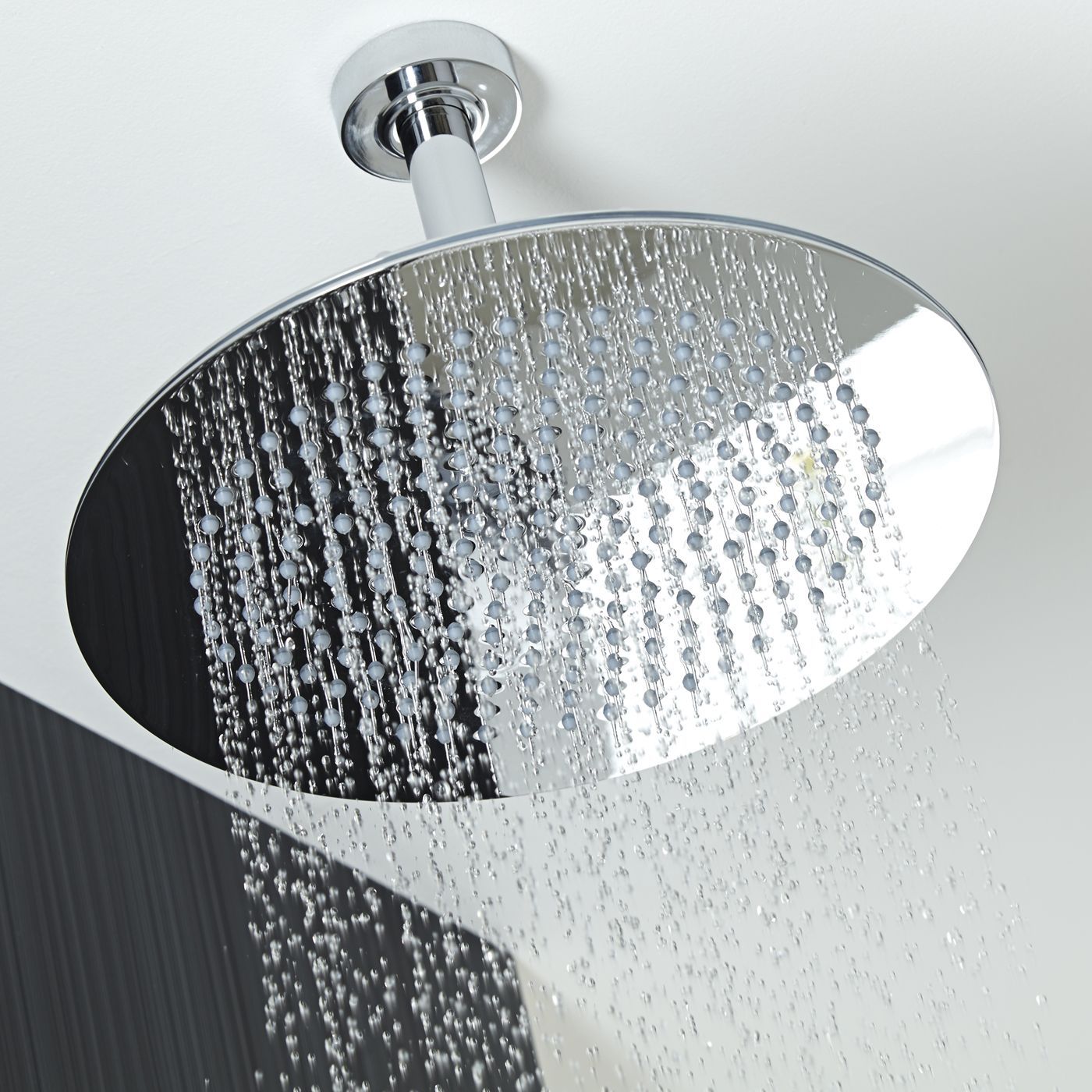 12 Round Shower Head With Round Ceiling Arm