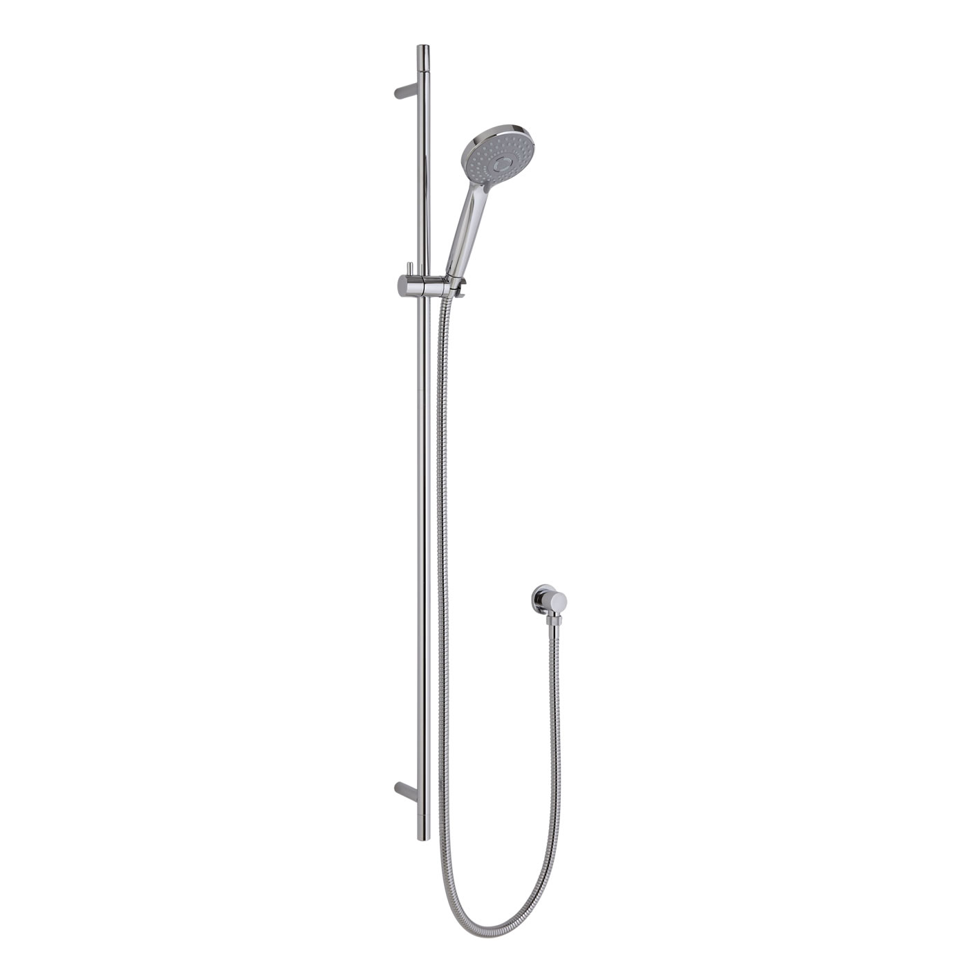 Valquest Minimalist Slider Rail with Multi-Function Handset, Round Elbow