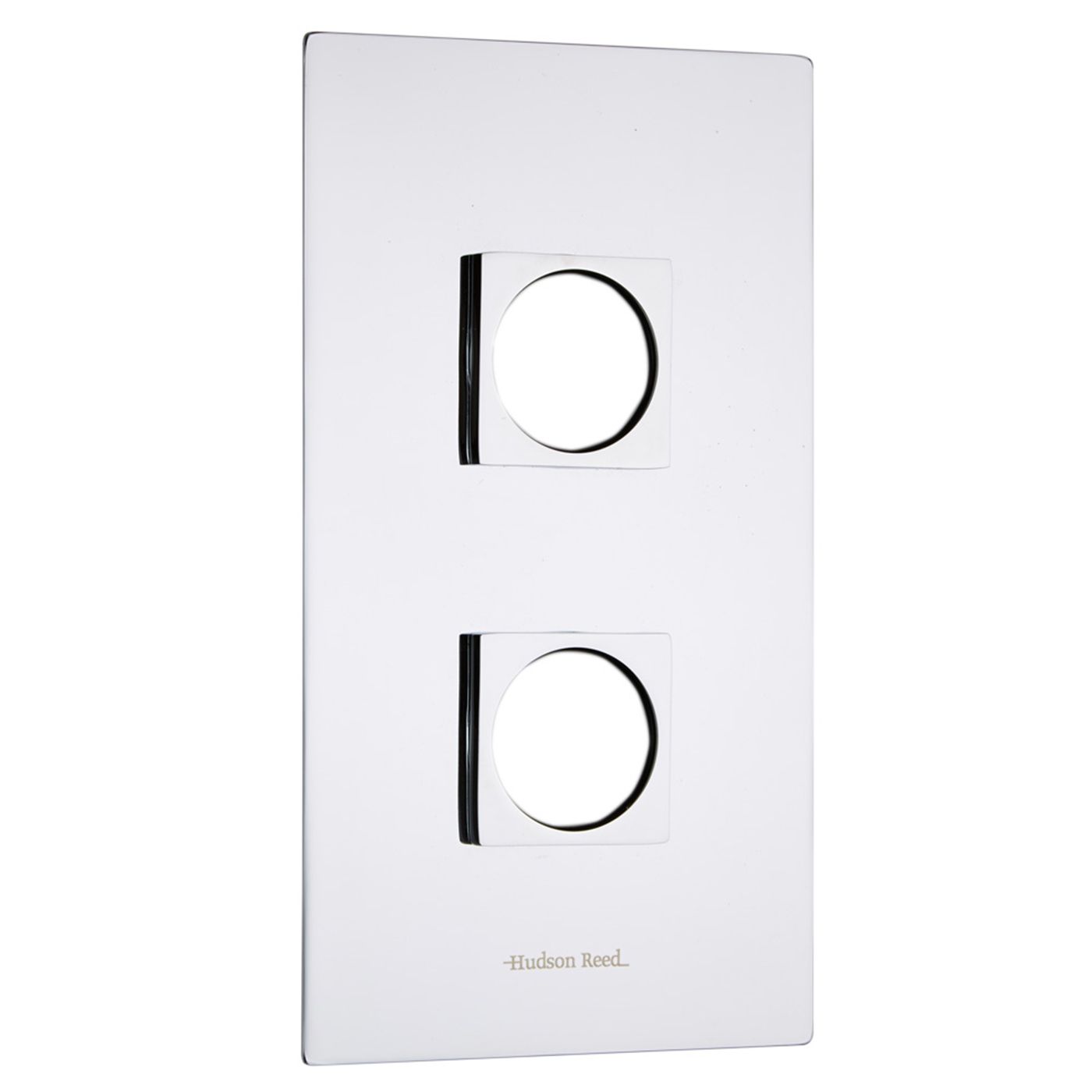 Twin Trim Plate (Square Flange) - Chrome Plated Brass