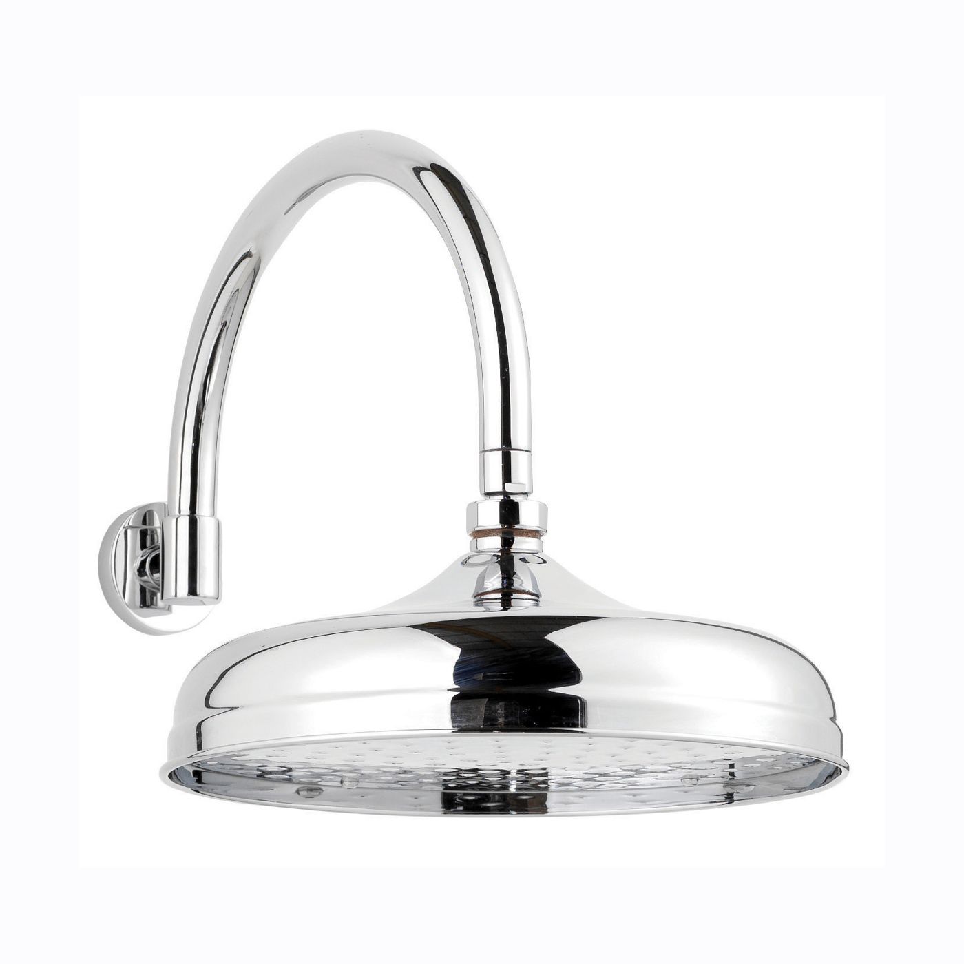 12" Apron Shower Head with Curved Wall Arm
