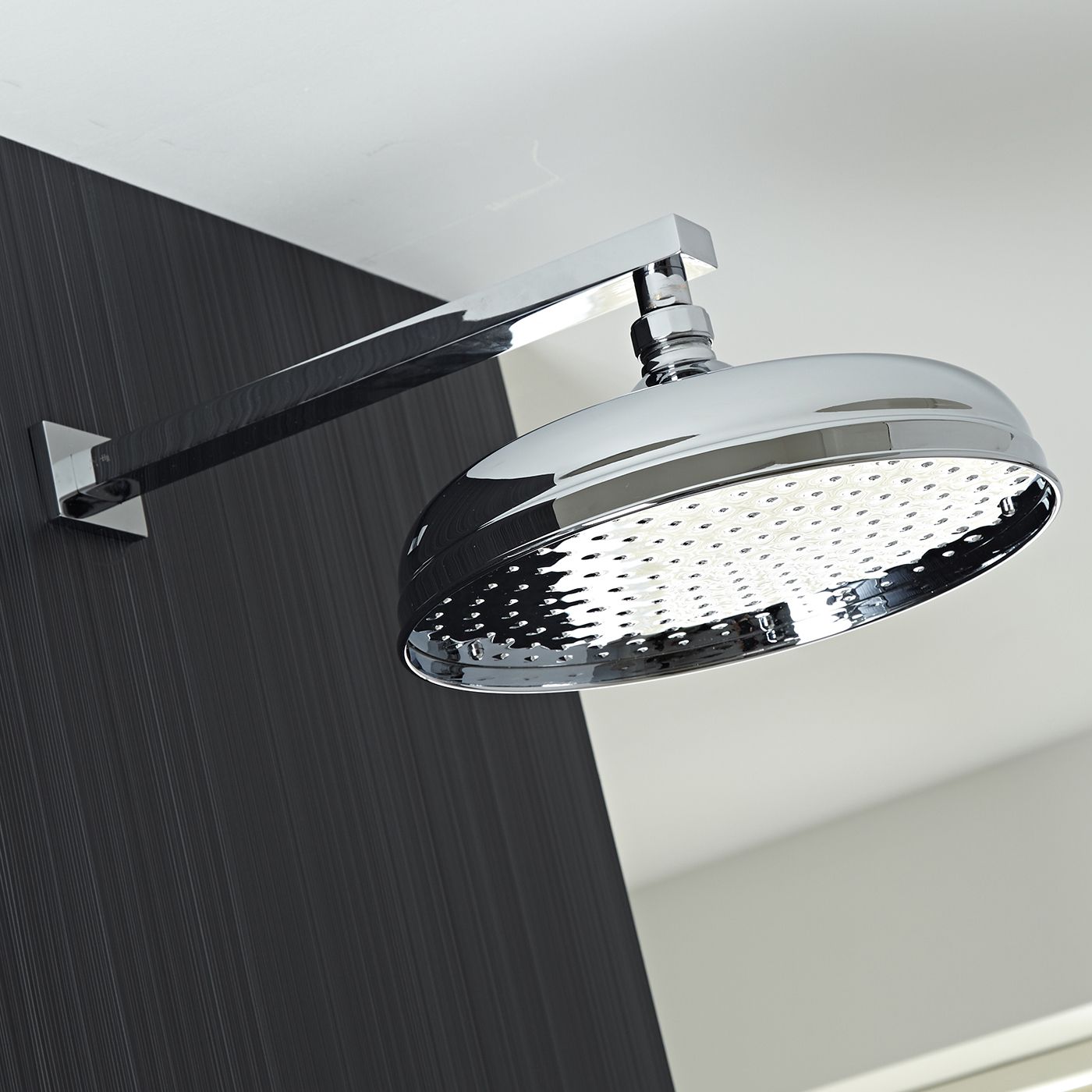 12" Apron Head with Rectangular Wall Arm