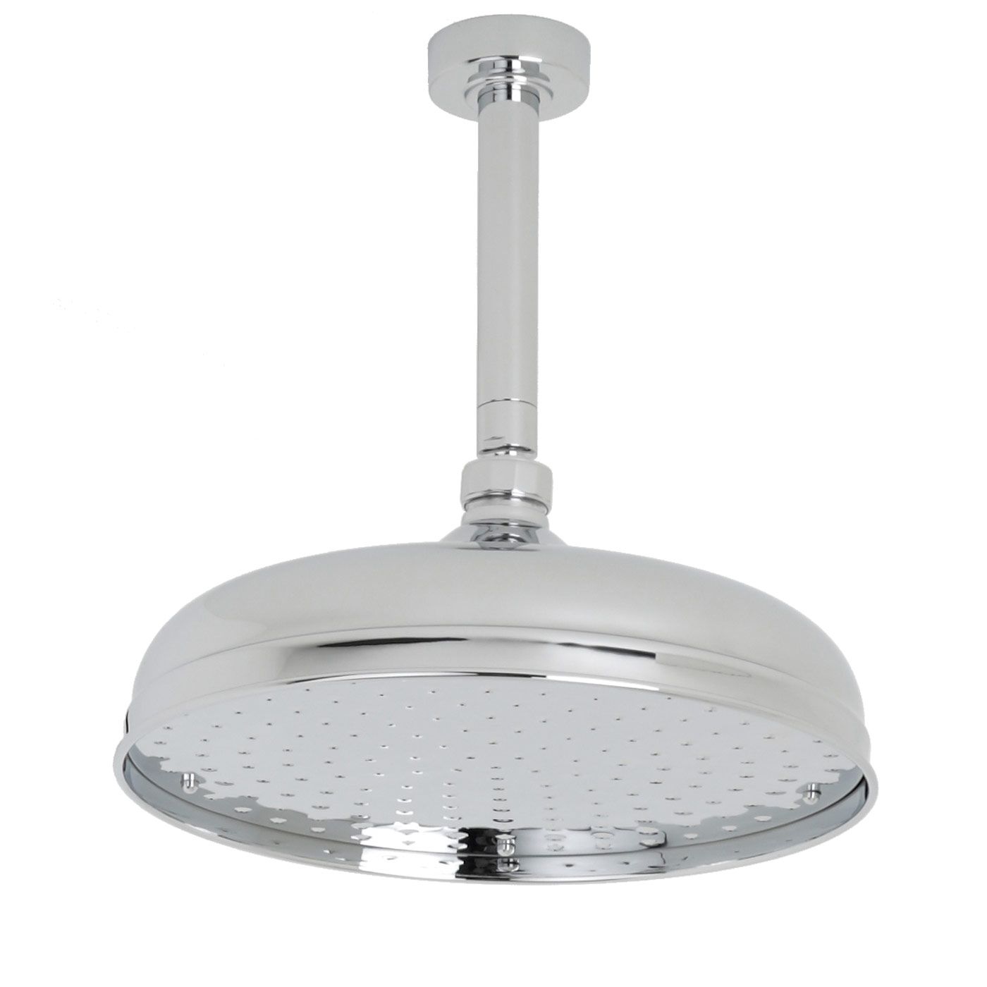 Valquest 12" Traditional Shower Head with Round Ceiling Arm