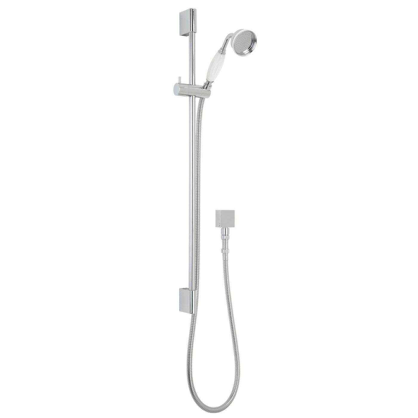 Linear Slider Rail Kit with Traditional Handset, Square Elbow