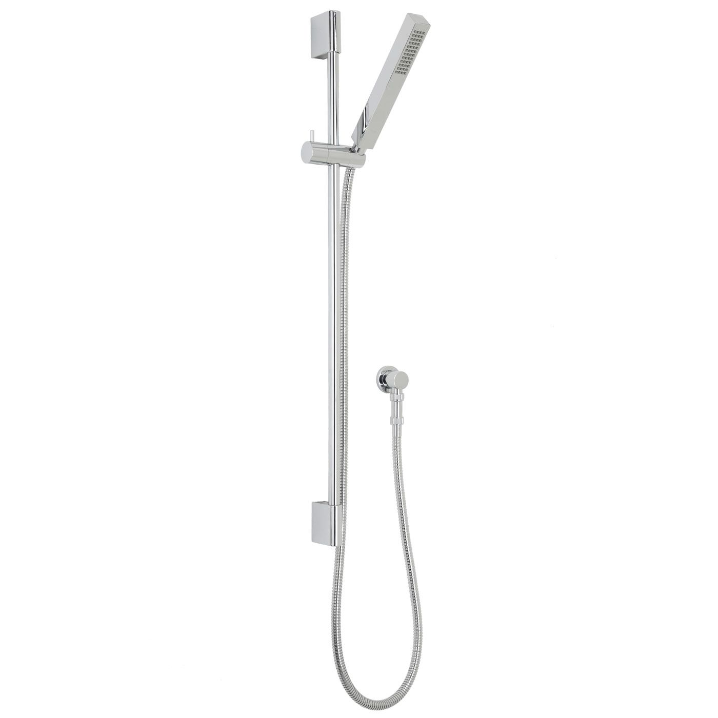 Linear Slider Rail Kit with Square Handset, Round Elbow