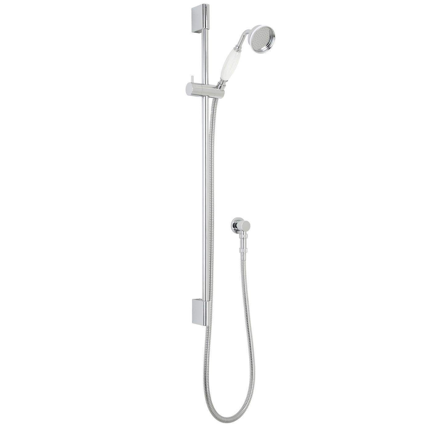 Linear Slider Rail Kit with Traditional Handset, Round Elbow