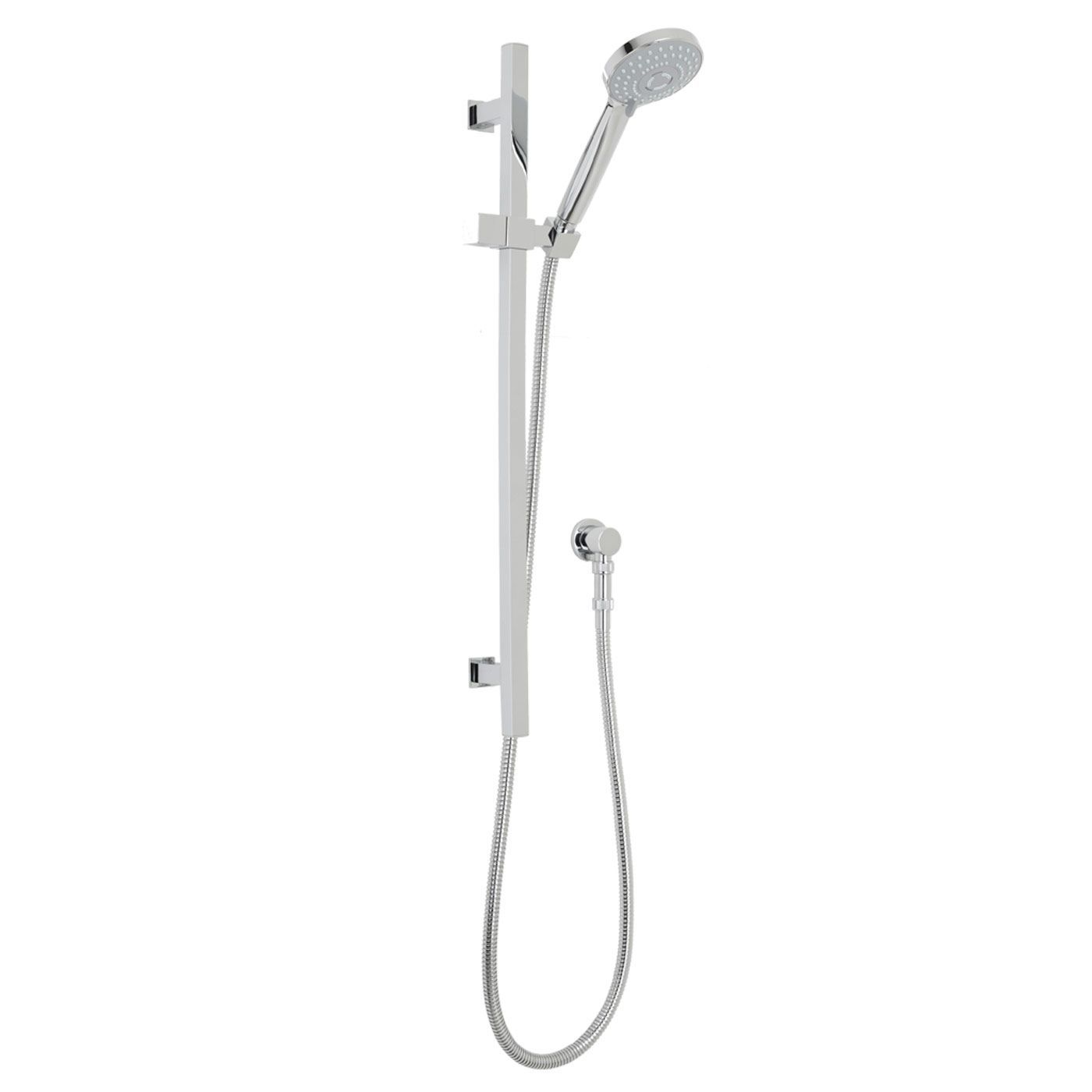 Kubix Slider Rail Kit with Multifunction Handset, Round Elbow