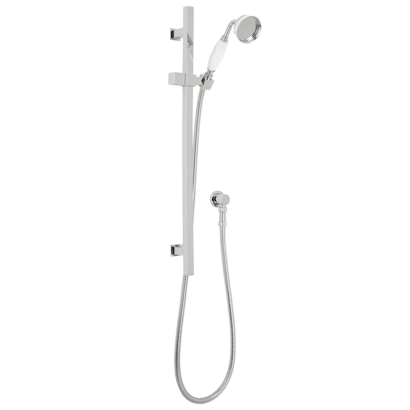 Kubix Slider Rail Kit with Traditional Handset, Round Elbow
