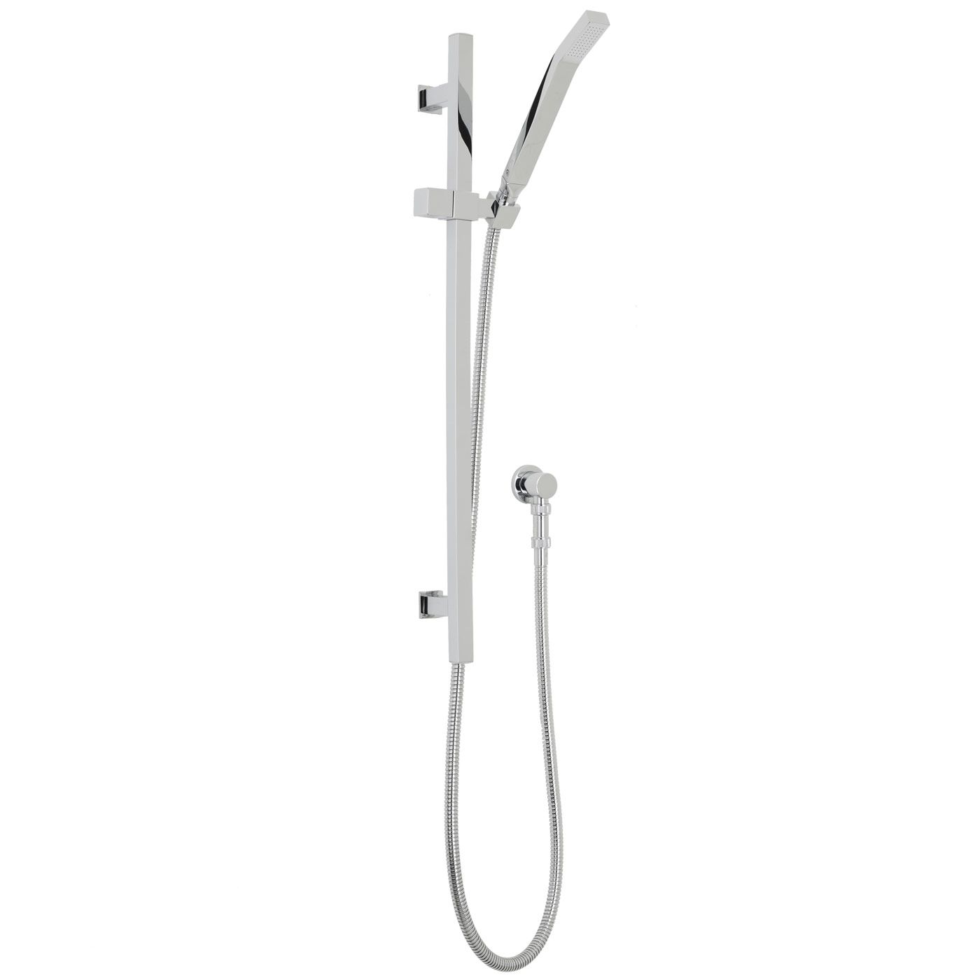 Kubix Slider Rail Kit with Slimline Handset, Round Elbow