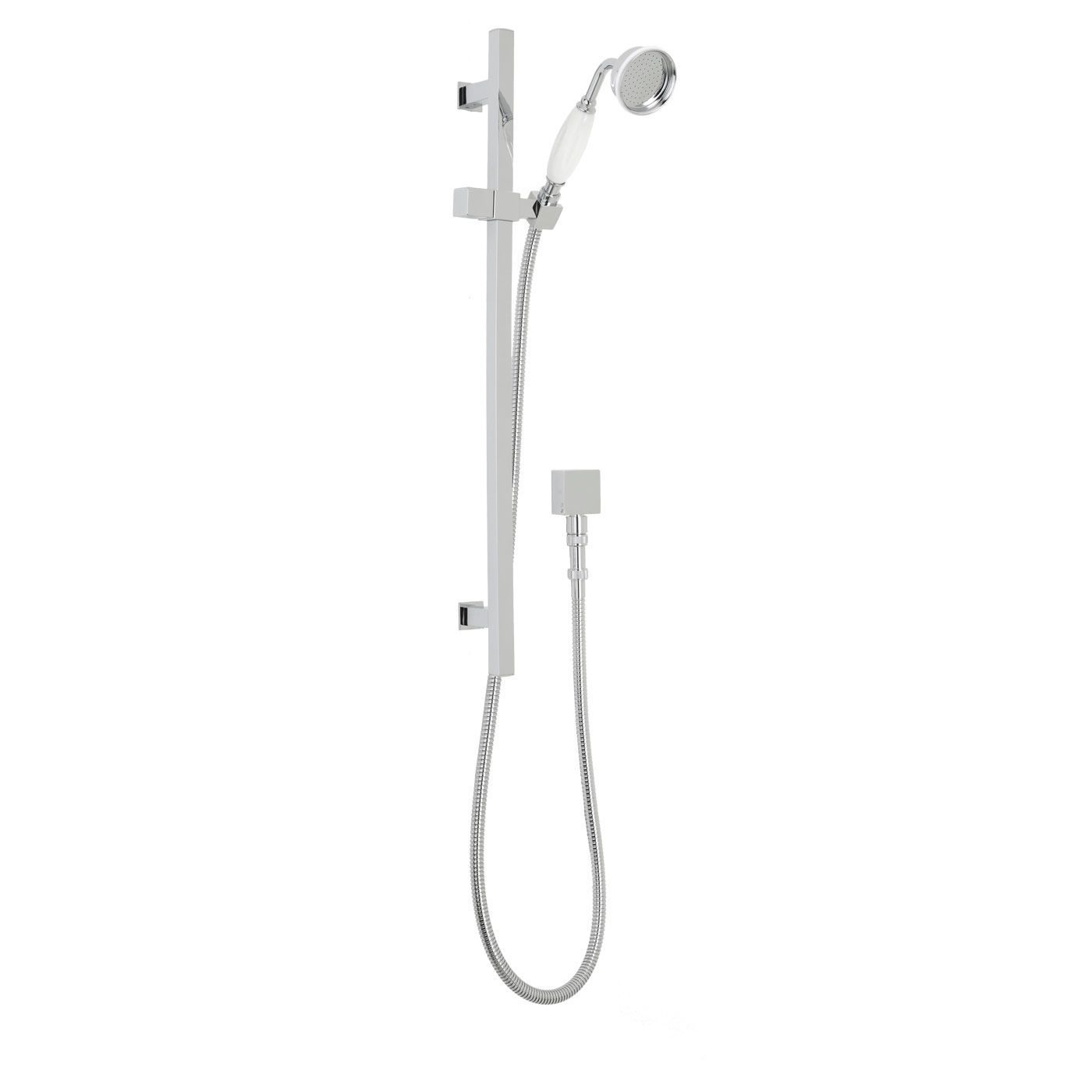 Kubix Slider Rail Kit with Traditional Handset, Square Elbow