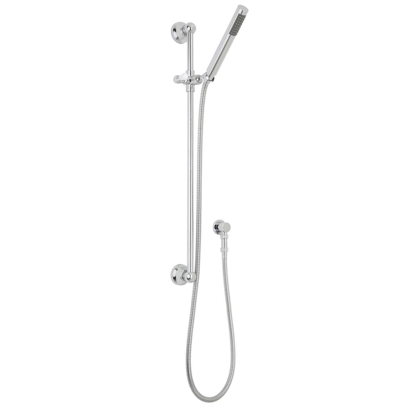 Valquest Round Handset with Traditional Slider Rail Kit, Round Elbow