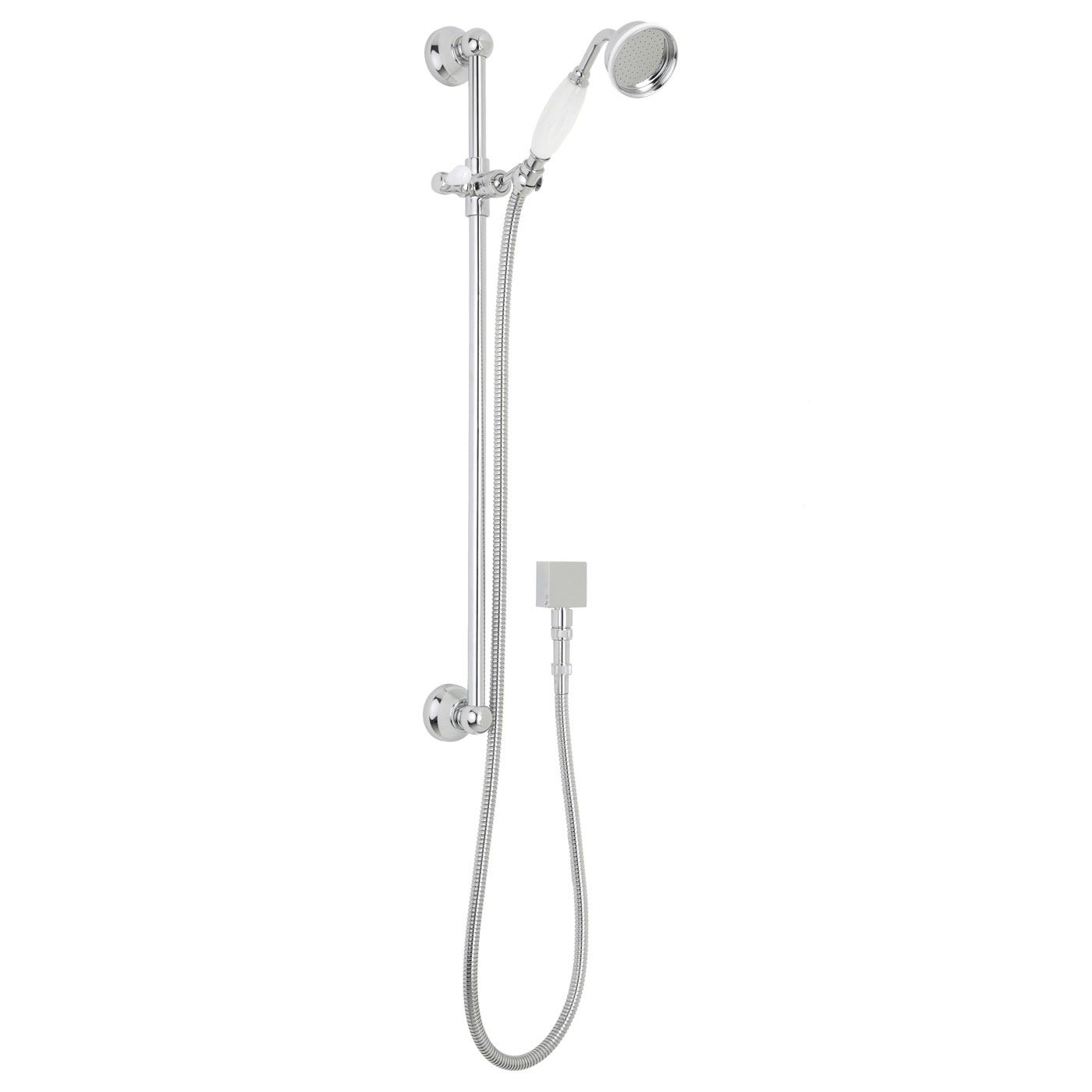 Traditional Slider Rail Kit with Traditional Handset, Square Elbow