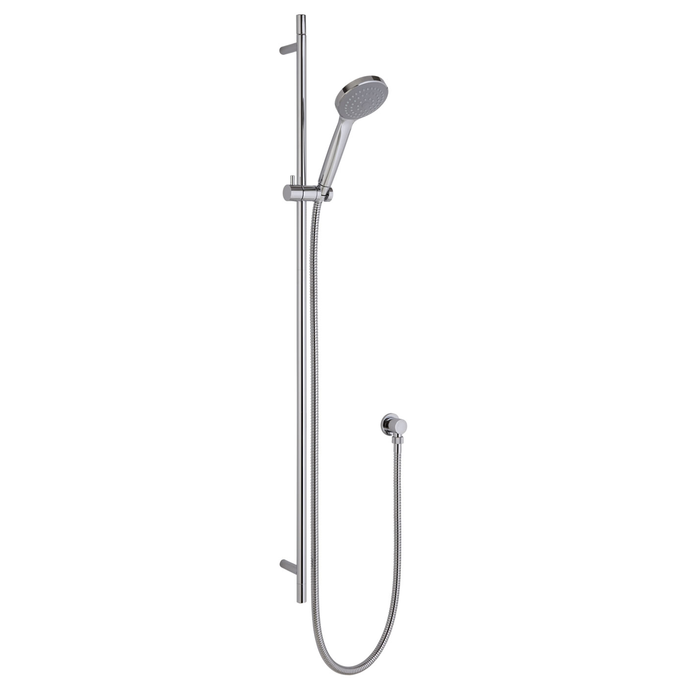 Valquest Minimalist Slider Rail with Easy-Clean Handshower, Round Elbow