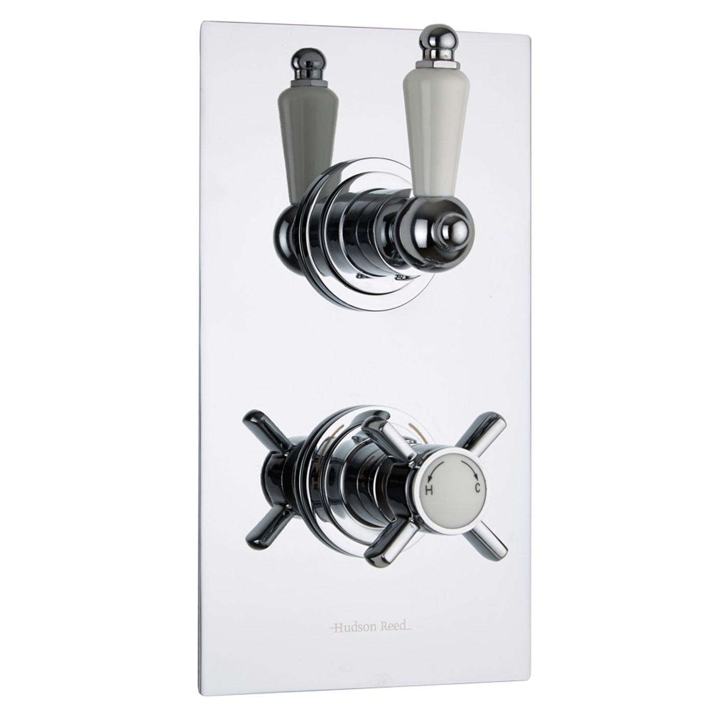 Beaumont Concealed 1 Outlet Twin Thermostatic Shower Valve