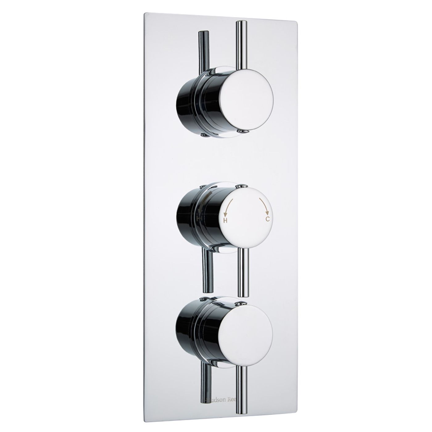 Quest Concealed 2 Outlet Triple Thermostatic Shower Valve