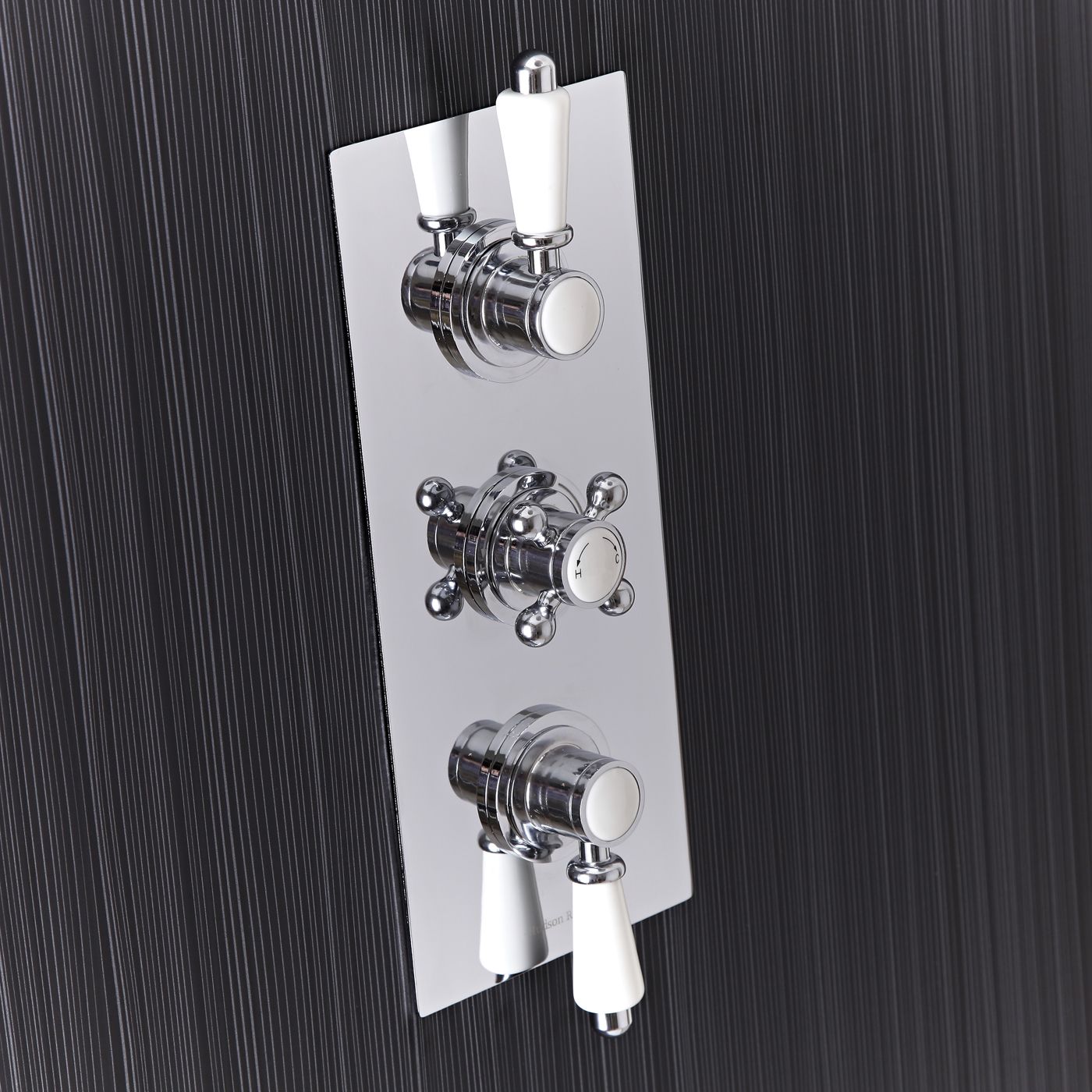 Traditional Concealed 3 Outlet Triple with Diverter Thermostatic Shower Valve