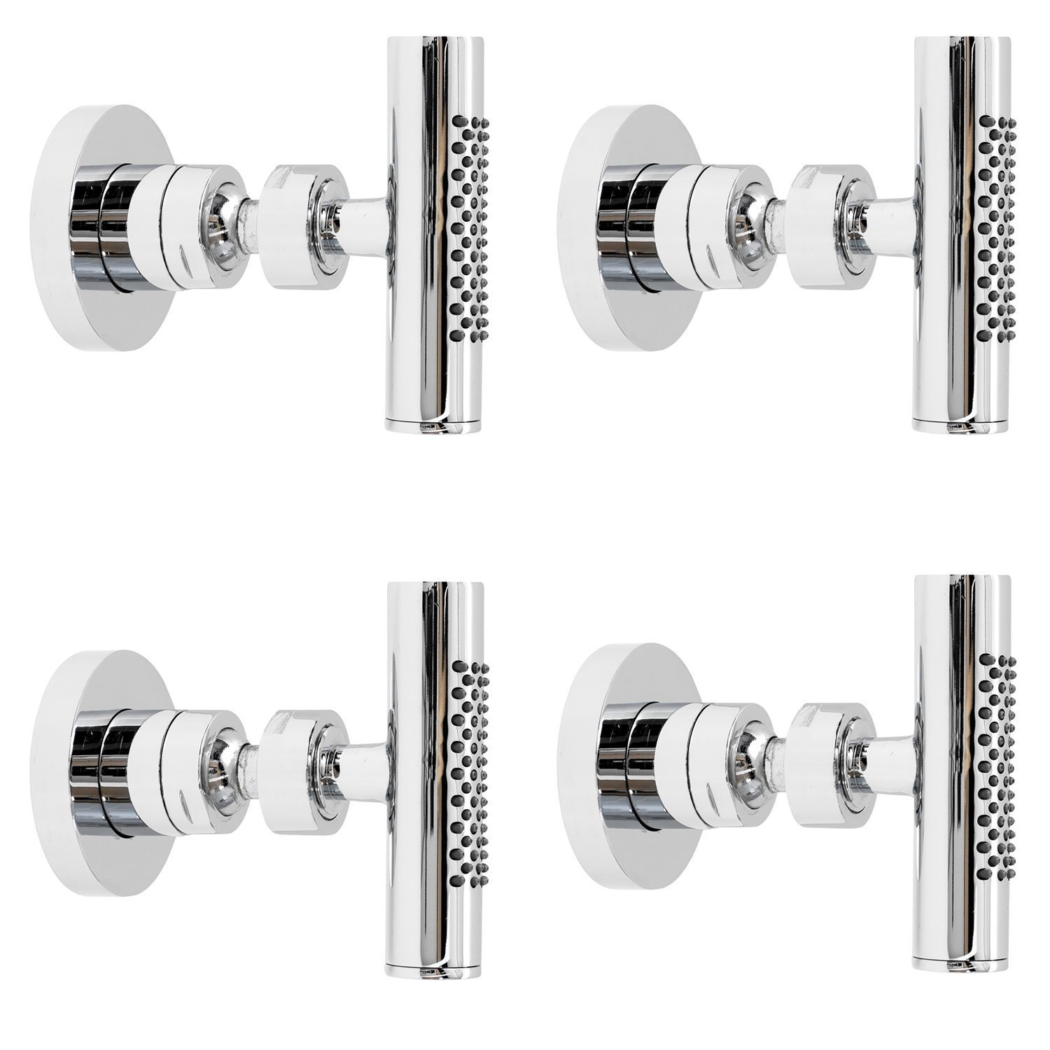 Tec Minimalist Chrome Body Spray Jet Shower Set of 4