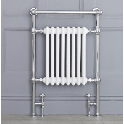 White Traditional Towel Warmers